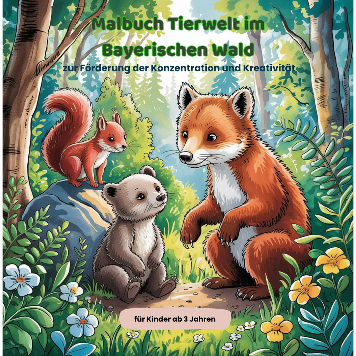 Malbuch Bayerischer Wald