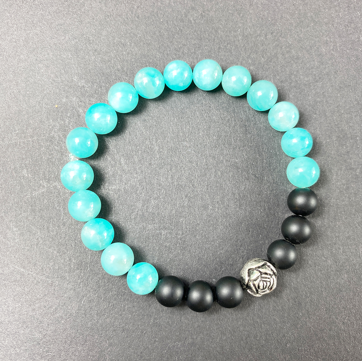 Amazonit Onyx Damen Armband
